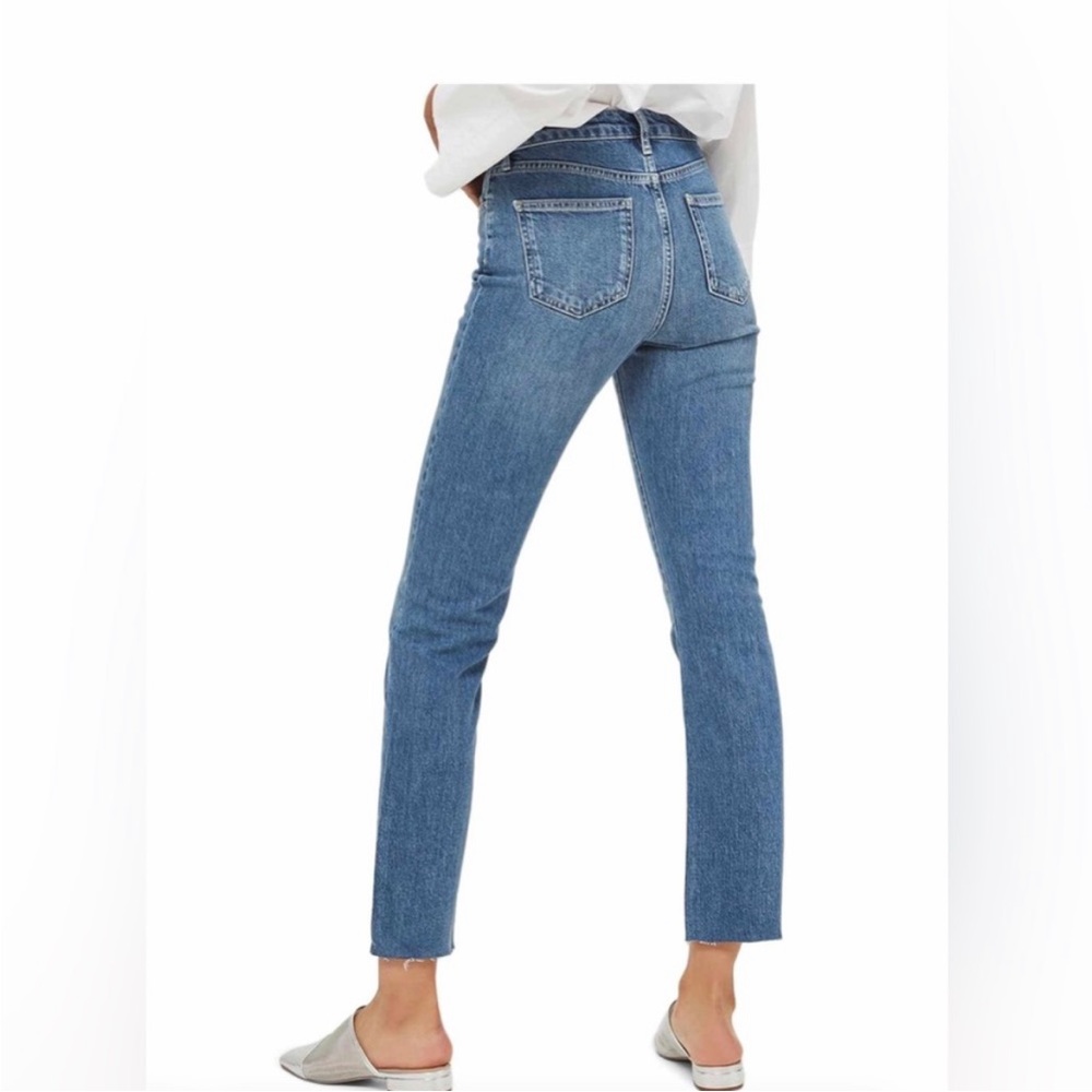 Topshop straight crop dree jeans size 26